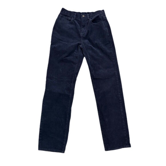 Brooks Brothers Corduroy Pants Straight Leg Navy Blue Kids Size 16 - Picture 1 of 5